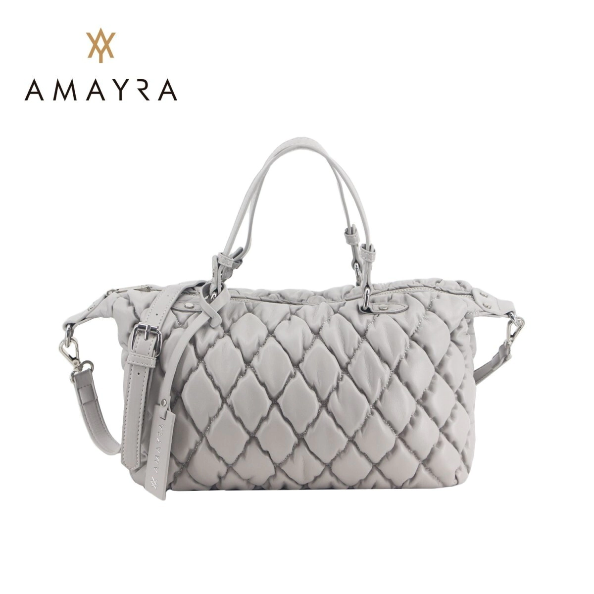 CARTERA AMAYRA GRIS