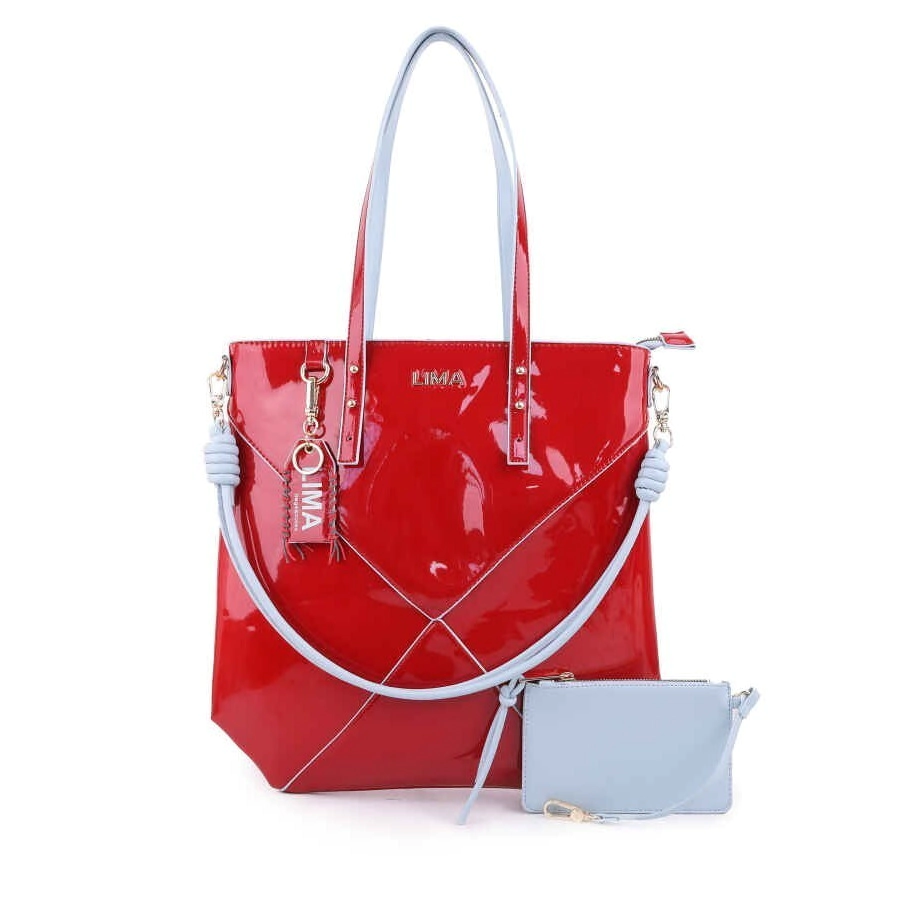 CARTERA SIENNA LIMA ROJA