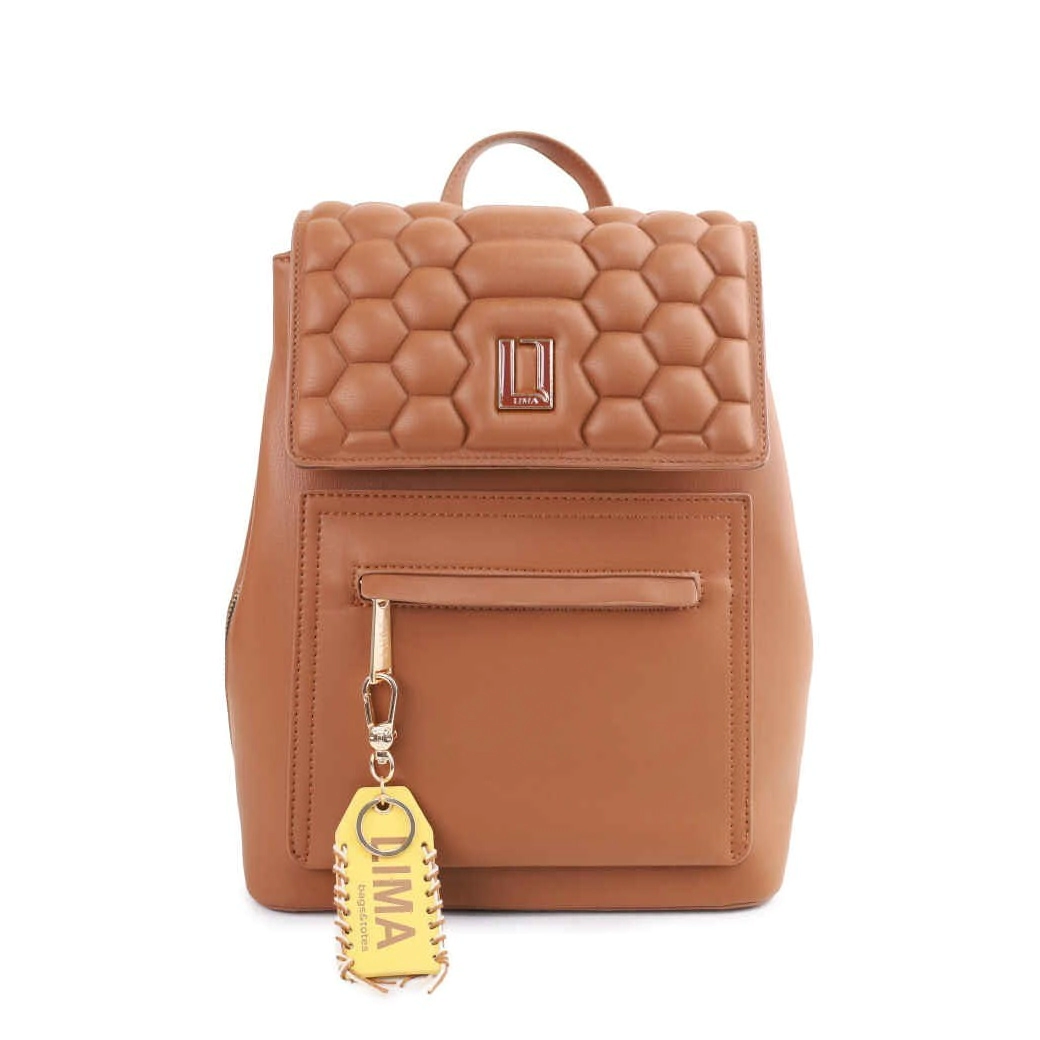 MOCHILA VALERIA LIMA CARAMEL