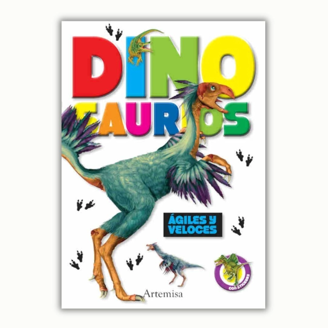 LIBRO DINOSAURIOS AGILES Y TERRIBLES - DINOTERRIBLES