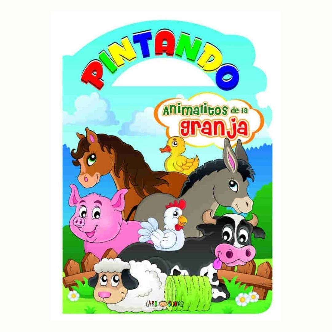 LIBRO PINTANDO ANIMALITOS DE LA GRANJA
