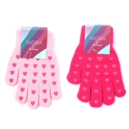 GUANTE INFANTIL ESTAMPADO CORAZONES
