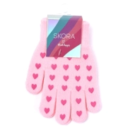 GUANTE INFANTIL ESTAMPADO CORAZONES