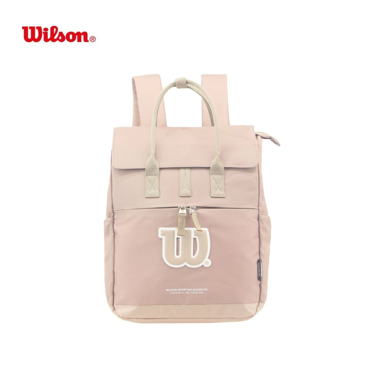 MOCHILA WILSON SQUARE 16" BEIGE