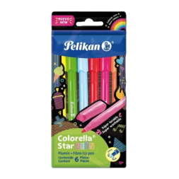 MARCADOR FINO COLORELLA STAR NEON ESTUCHE X 6 PELIKAN