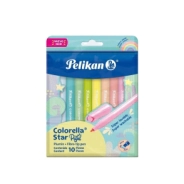 MARCADOR FINO COLORELLA STAR PASTEL ESTUCHE X 10 PELIKAN