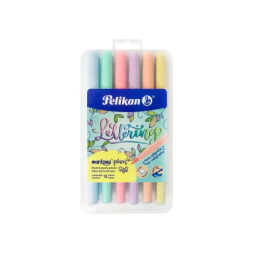 MARCADOR MARKANA PINCEL PASTEL ESTUCHE X 12 PELIKAN