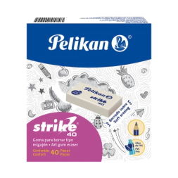GOMA DE BORRAR STRIKE PELIKAN (SOLO X 40 UNIDADES)