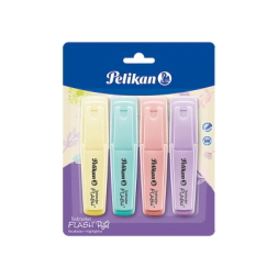 RESALTADORES FLASH PASTEL X 4 PELIKAN