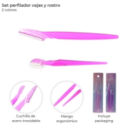 SET PERFILADORES PARA CEJAS x2 SKORA