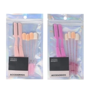 SET CEPILLOS CEJAS APLICADOR SOMBRAS Y PERFILADOR x6 SKORA