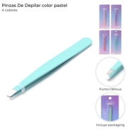 PINZAS DE DEPILAR COLOR PASTEL SKORA