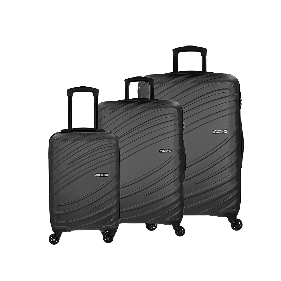 SET VALIJAS 19"/24"/28" SPINNER TESA 3.0 BLACK AMERICAN TOURISTER