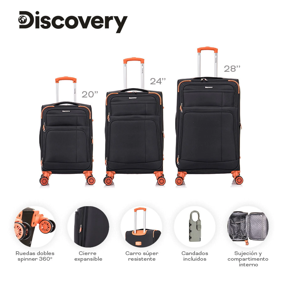 SET VALIJAS DISCOVERY