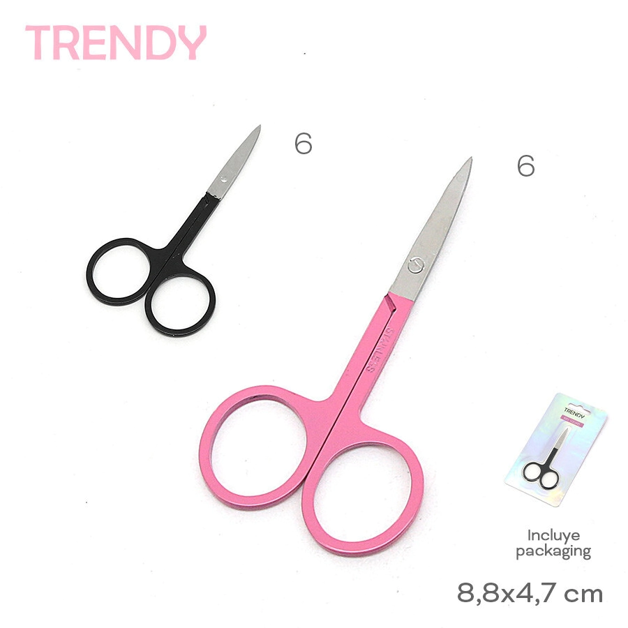 TIJERA CORTA CEJAS TRENDY