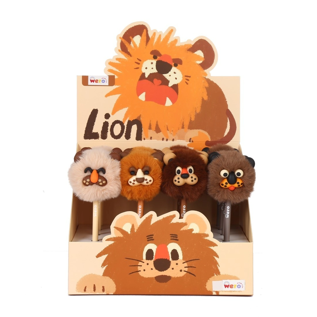 BOLIGRAFO POMPON LIONS WERO