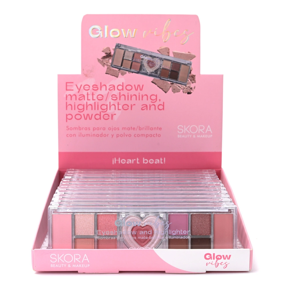 SOMBRAS PARA OJOS x12 TONOS SKORA