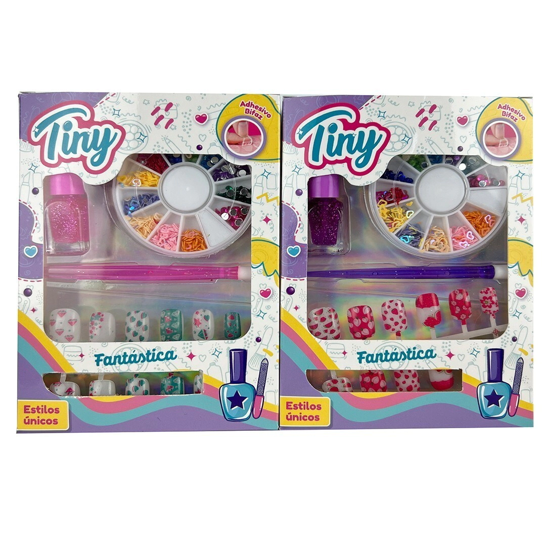 SET DE U�AS TINY FASHION 14x11x2 CM
