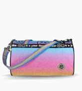 BOLSO LINEA MULTICOLOR FOOTY NEGRO
