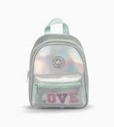 MOCHILA ESPALDA CHICA LINEA LOVE FOOTY VERDE