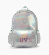 MOCHILA ESPALDA GRANDE LINEA LOVE FOOTY VERDE