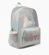 MOCHILA ESPALDA GRANDE LINEA LOVE FOOTY VERDE