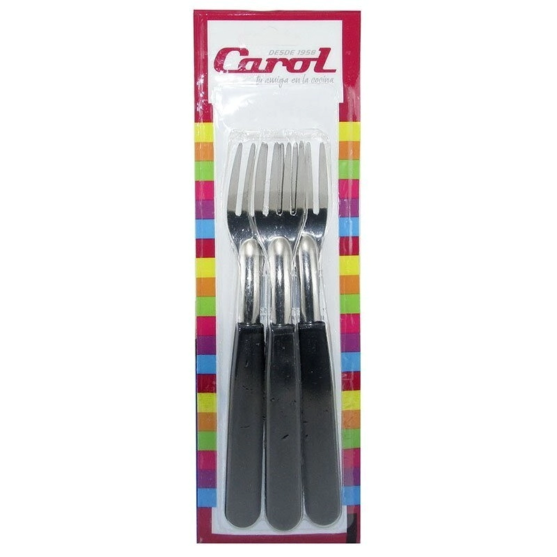 Tenedor Mesa X6 Carol NEGRO