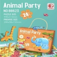 ROMPECABEZAS ANIMAL PARTY 24 PIEZAS