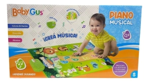 ALFOMBRA PARA BEBES CAMINO DE ANIMALES C/ MUSICA 69x44x1 CM