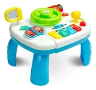 MESA CON VOLANTE INTERACTIVO C/ LUZ Y SONIDO 34x10x26,5 CM