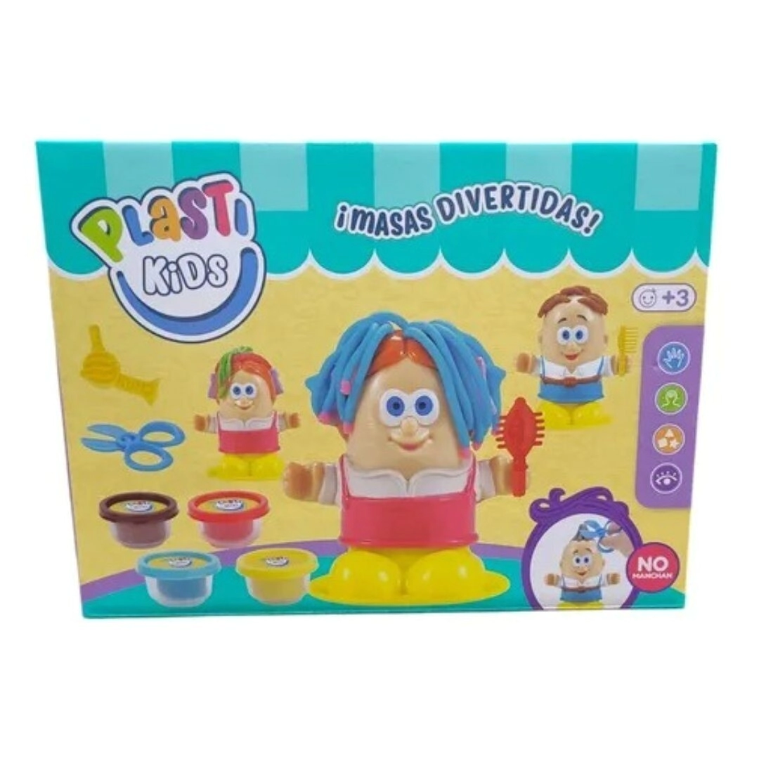 MASAS PARA MODELAR CON ACCESORIOS PLUQUERO 24x18x6 CM