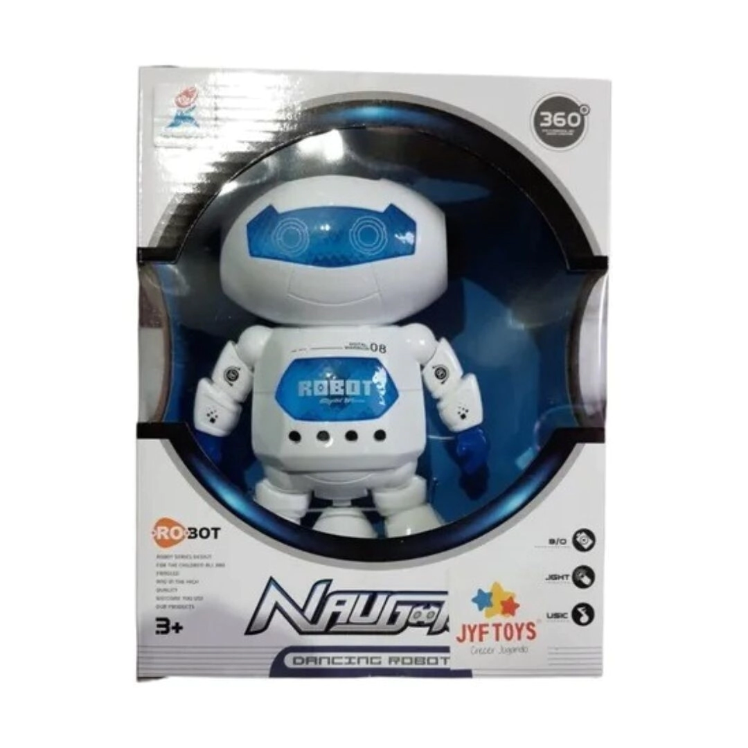 ROBOT BAILARIN CON LUZ Y SONIDO 19x9x24,5 CM