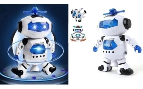 ROBOT BAILARIN CON LUZ Y SONIDO 19x9x24,5 CM