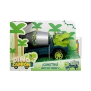 CAMION DINOSAURIO CONSTRUCCION RUEDAS DE GOMA 32x20x10 CM