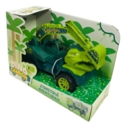 CAMION DINOSAURIO CONSTRUCCION RUEDAS DE GOMA 32x20x10 CM