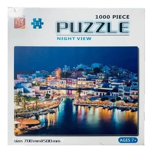 PUZZLE GRECIA DE NOCHE - 1000 PIEZAS