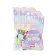 MAW PASTEL - BINDER CLIPS 19MM x12 MOOVING
