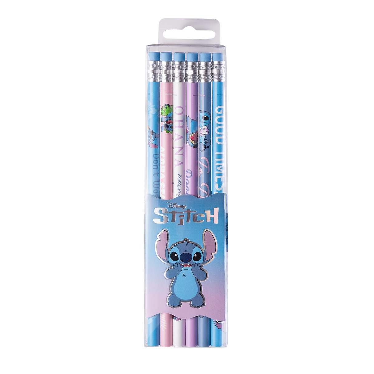 MAW STITCH - SET DE LAPICES HB x6 MOOVING