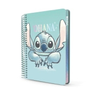 CUADERNO PREMIUM 1/2 OFICIO STITCH MOOVING
