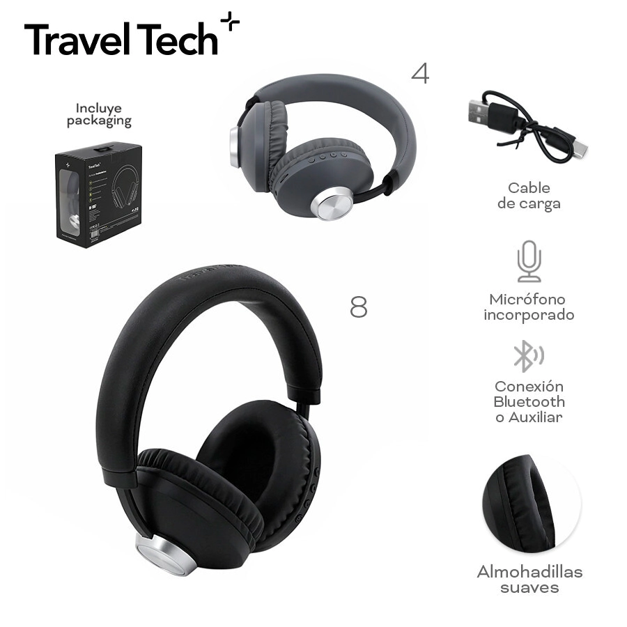 AURICULARES TRAVEL TECH
