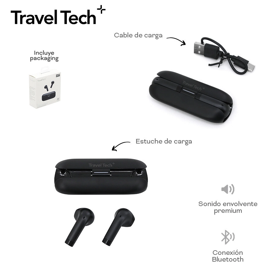 AURICULARES TRAVEL TECH