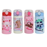 BOTELLA CUTE 350ML PERSONAJES SURTIDOS CHIMOLA
