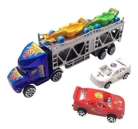CAMION A FRICCION DOBLE CONTENEDOR 70,5x16x10,5CM