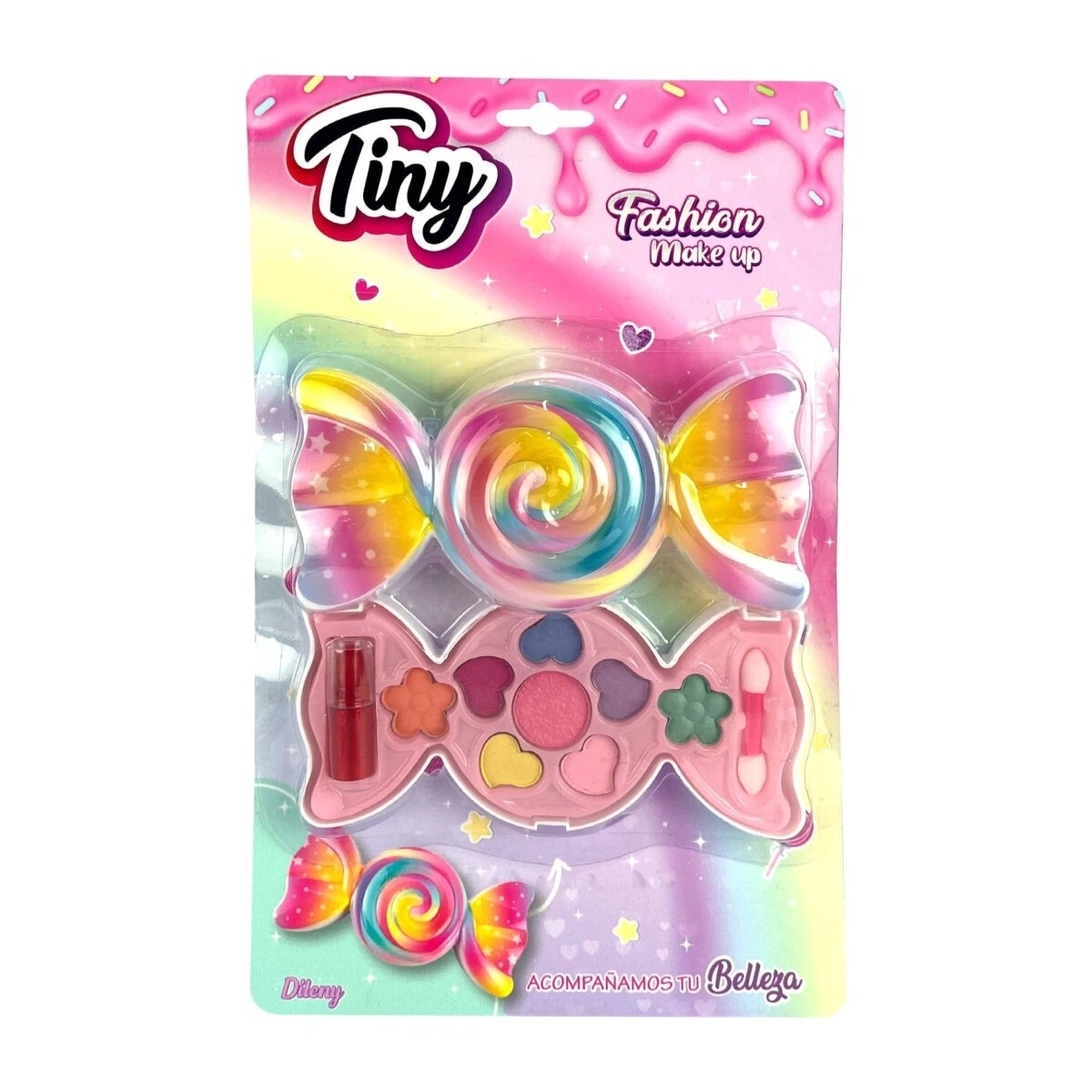 SET DE MAQUILLAJE CANDY ARCOIRIS 19x30x3 CM