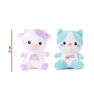 PELUCHE VACA/GATO SURTIDO PHI PHI TOYS