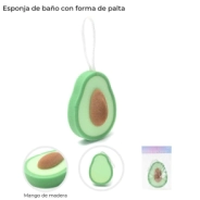 ESPONJA DE BAO CON FORMA DE PALTA SKORA