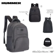 MOCHILA PORTANOTEBOOK HUMMER