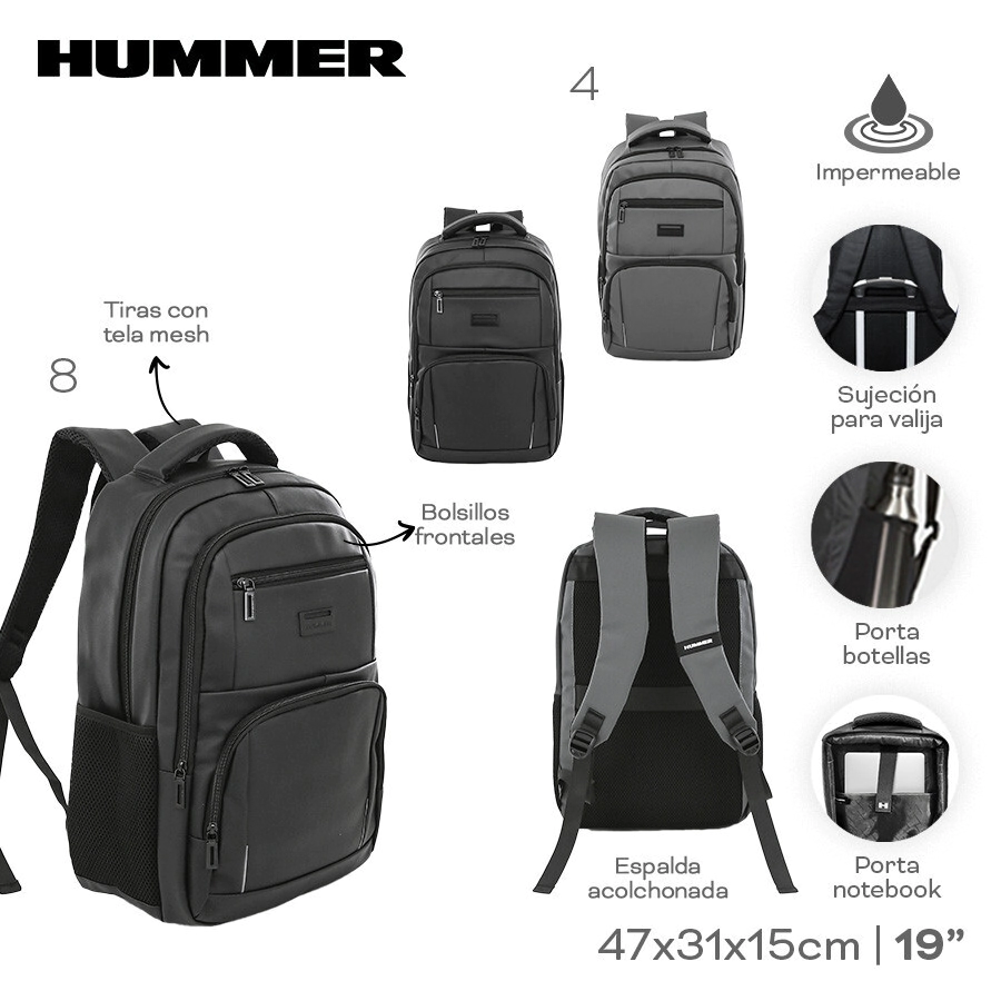 MOCHILA PORTANOTEBOOK HUMMER