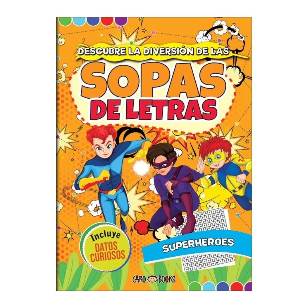 SOPA DE LETRAS SUPERHERORES