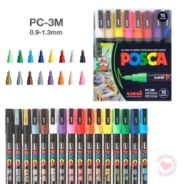 MARCADORES POSCA 3M PUNTA MEDIANA ESTUCHE X16